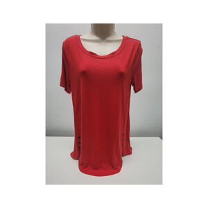Women's Blouse / Pull over Red Zenana Premium Size Medium.